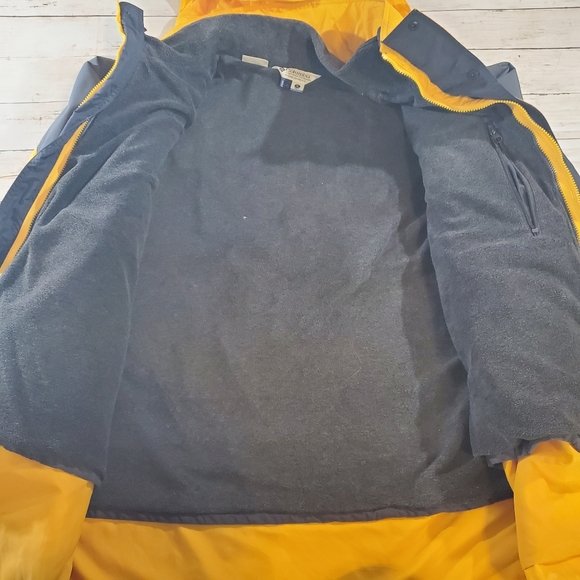 Columbia core interchangeable heavy winter coat outdoor ski snow yellow size XL‎ - Picture 8 of 12